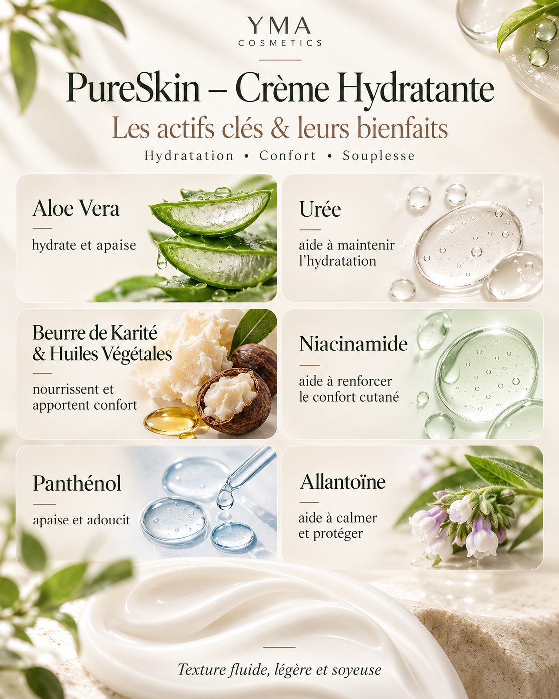 PURESKIN – CRÈME HYDRATANTE