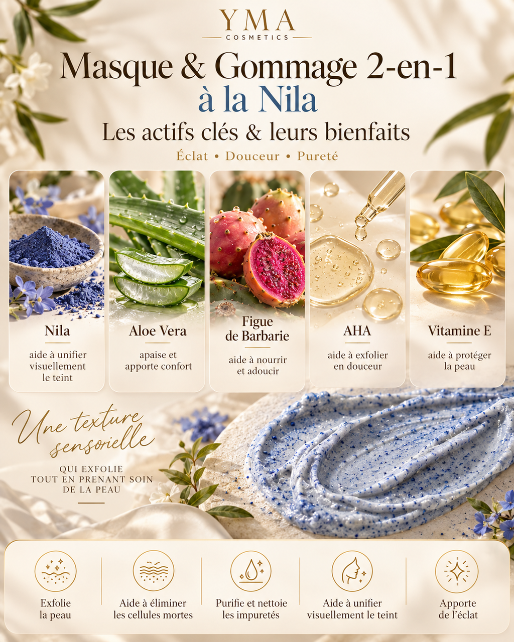 Masque & Gommage Nila 2-en-1 – 100 g