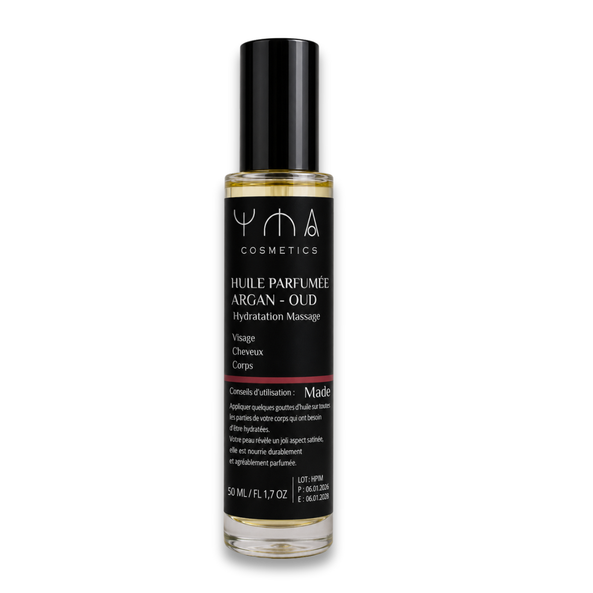 huile parfumee argan oud yma 50ml