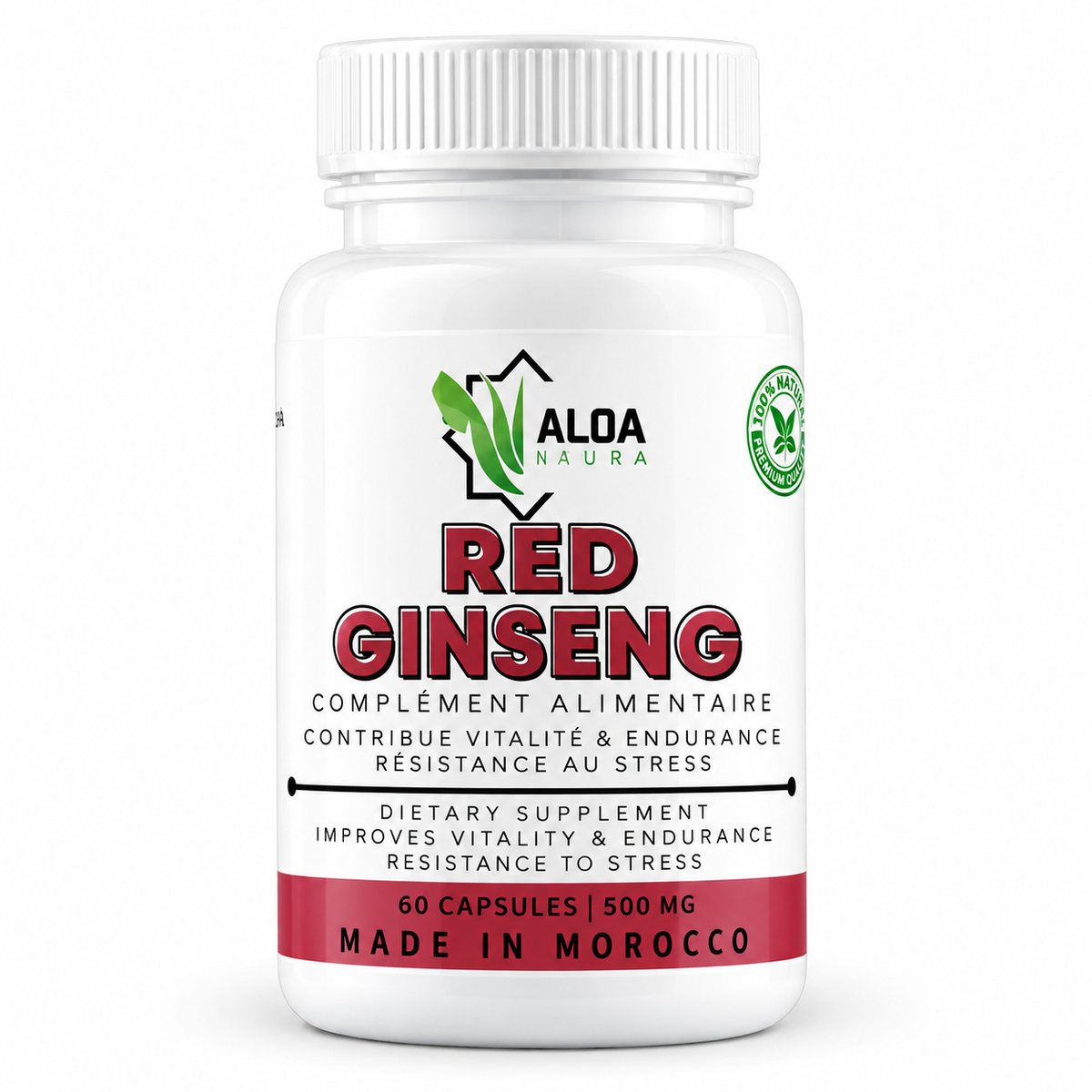 Ginseng Rouge 300 mg – 60 Capsules